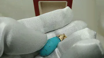 Кулон пава бирюза