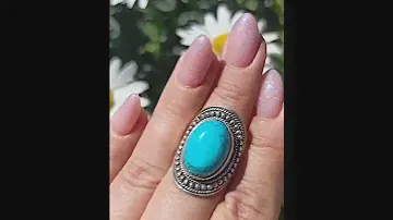Бирюза 🌺 2850р🌺 размер кольца любой #бирюза