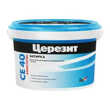 Затирка эластичная Ceresit CE 40 Aquastatic, Бирюза 2кг