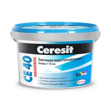 Затирка Ceresit CE 40 Aquastatic №77, бирюза, 2 кг