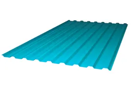 Профилированный поликарбонат бирюза 0,8*1150*2000мм SUNNEX Plastilux
