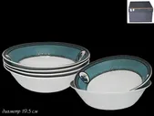 Набор из 6 салатник 19,5см Lenardi Бирюза 116-150