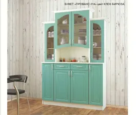 Буфет-014 Прованс Клен Бирюза