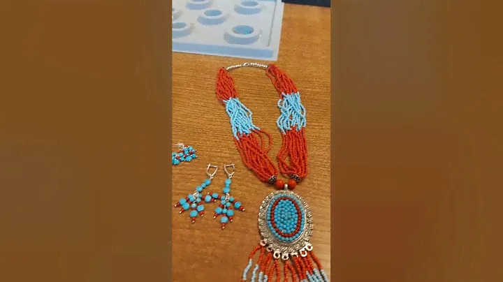 Украшения из бирюзы и коралла