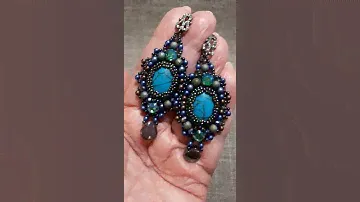 Серьги из набора Ночное море