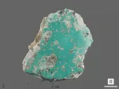 Бирюза, полированный срез 3,3х2,7х0,8 см