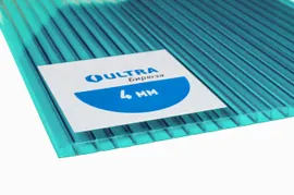 Поликарбонат Ultra Бирюза, 4 мм