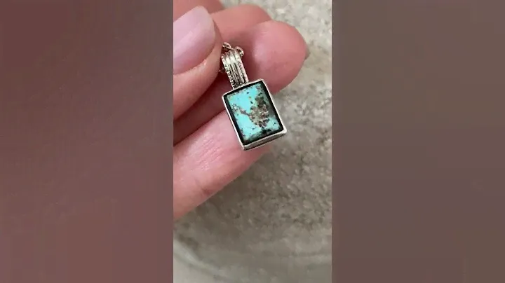 Кулон Бирюза серебро 925