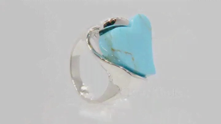 Серебряное кольцо AS с бирюзой