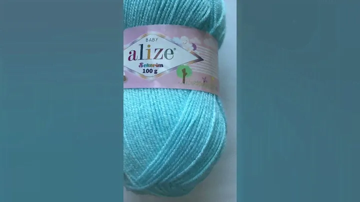 Подробный обзор пряжи Alize Sekerim Bebe(Акрил 100%) №189 Светлая бирюза