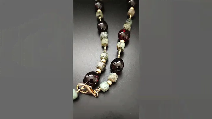 Бусы колье с подвеской янтарь и бирюза натуральная myartofstones Ссылка на товар в описании