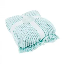 Плед покрывало Goldtex Chenille 160х200 см (бирюза)