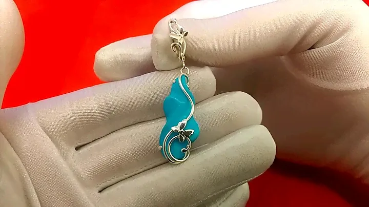 СЕРЕБРЯНЫЕ СЕРЬГИ С НАТУРАЛЬНОЙ БИРЮЗОЙ 12,22 АРТ. 529310006