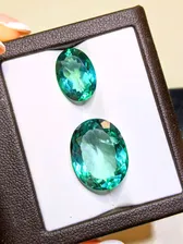 Топазы "Бирюза" природные. 7,95ct и 17,10ct