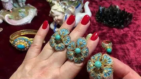 Люксовые украшения из #бирюзы 🦋🦋🦋