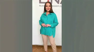 Блуза артикул 41279 бирюза и брюки артикул 2125