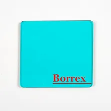 Монолитный поликарбонат 2 мм бирюза Borrex 2,05х3,05 м 15 кг