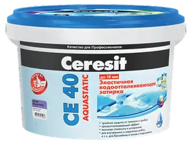 Ceresit Затирка Церезит CE40 эластичная водоотталкивающая №77 (бирюза) 2 кг
