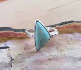 Кольцо серебро 925 №77 Бирюза