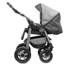 Коляска 2в1 BartPlast Fenix LEN 03 Серый-Бирюза